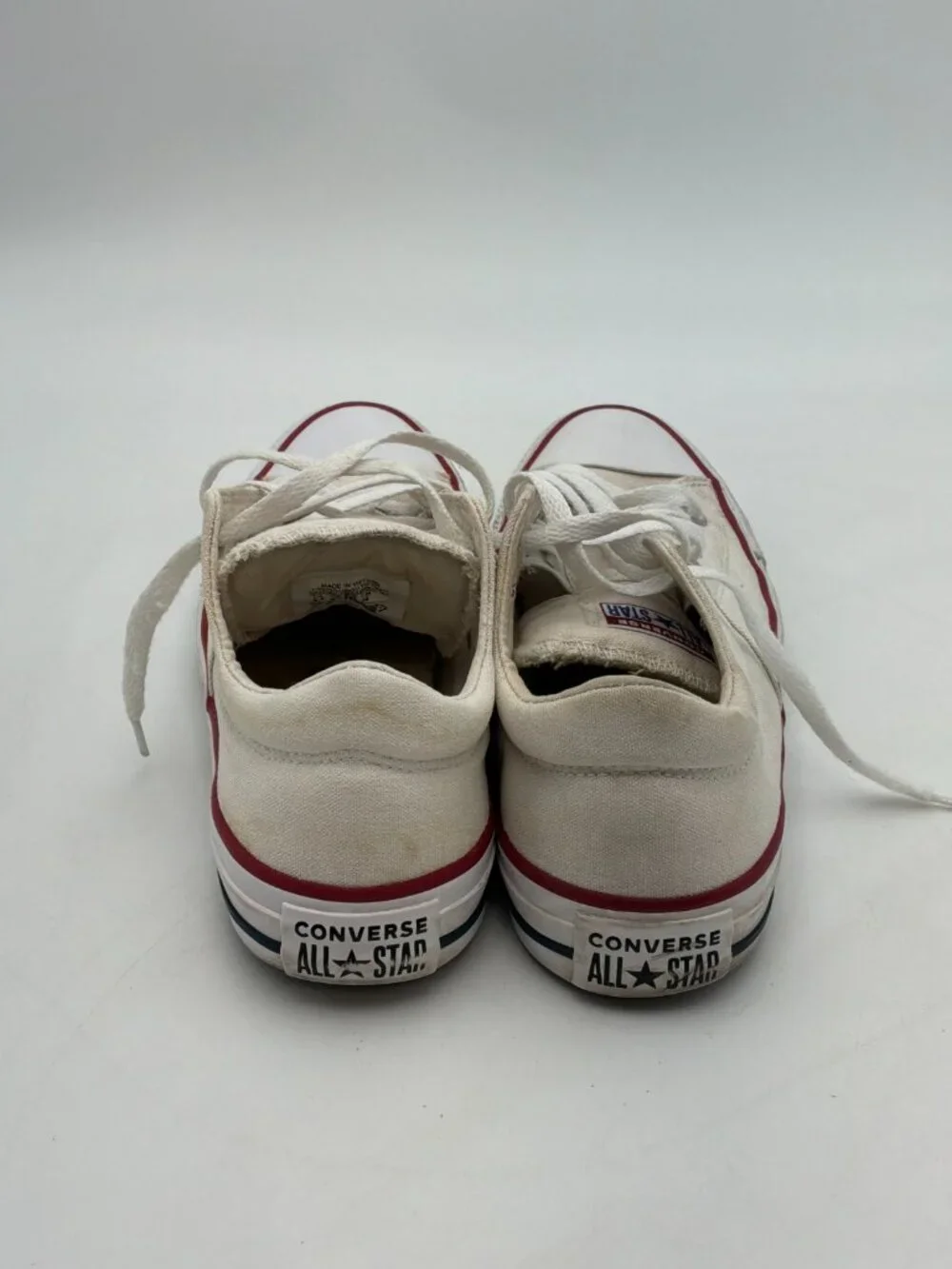 Converse Chuck Taylor All Star Women Size 8.5 White Casual Shoe Skate Sneakers - Picture 3 of 8